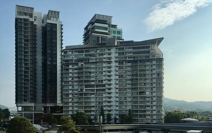 A high-rise condominium in Kuala Lumpur.