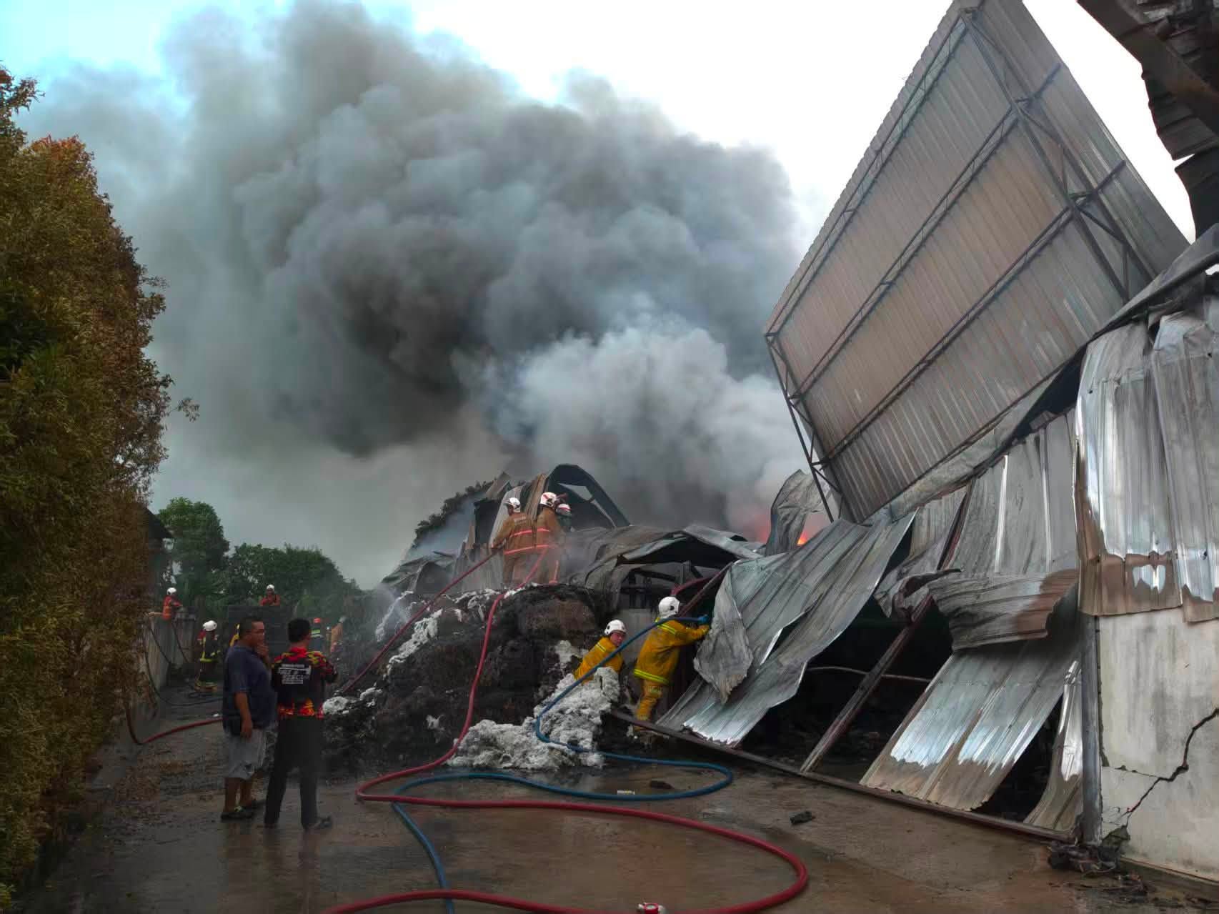 Butterworth factory owner injured while fighting blaze