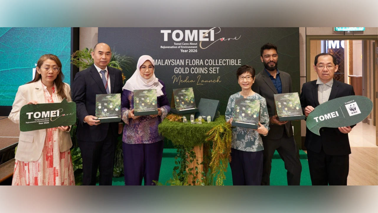 Tomei, WWF-Malaysia launch gold coin collection to support flora conservation