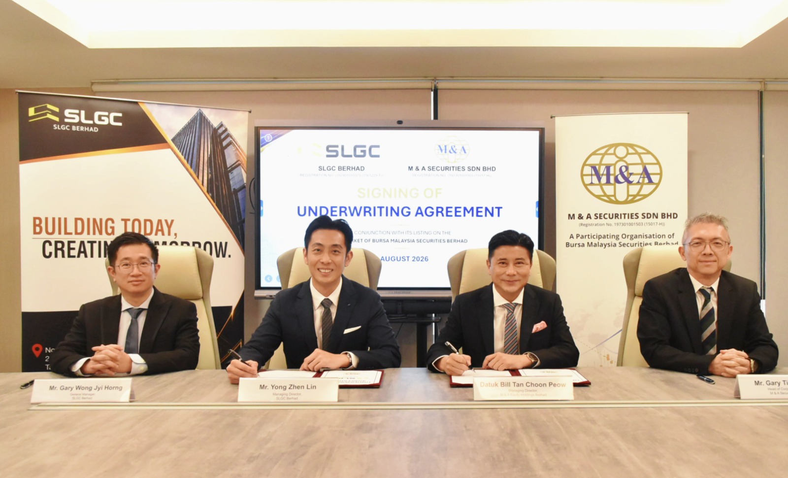 SLGC inks underwriting agreement for ACE Market IPO