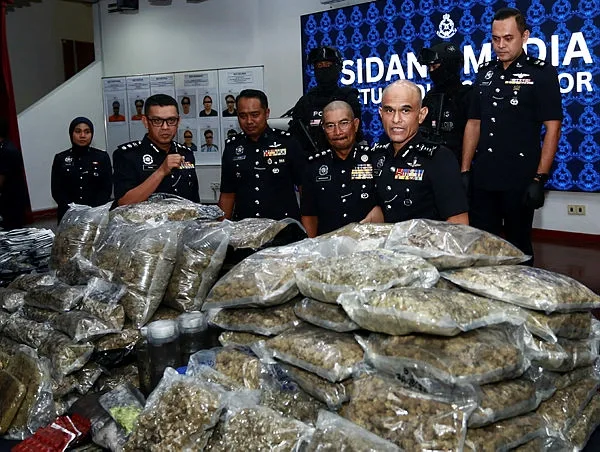 セランゴール州警、麻薬3153万リンギット分を押収