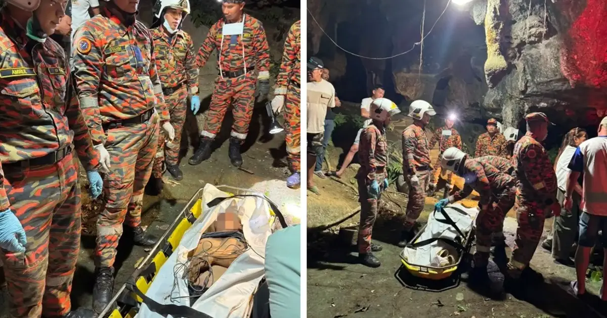 男子在吉兰丹州古穆萨洞穴中被发现身亡