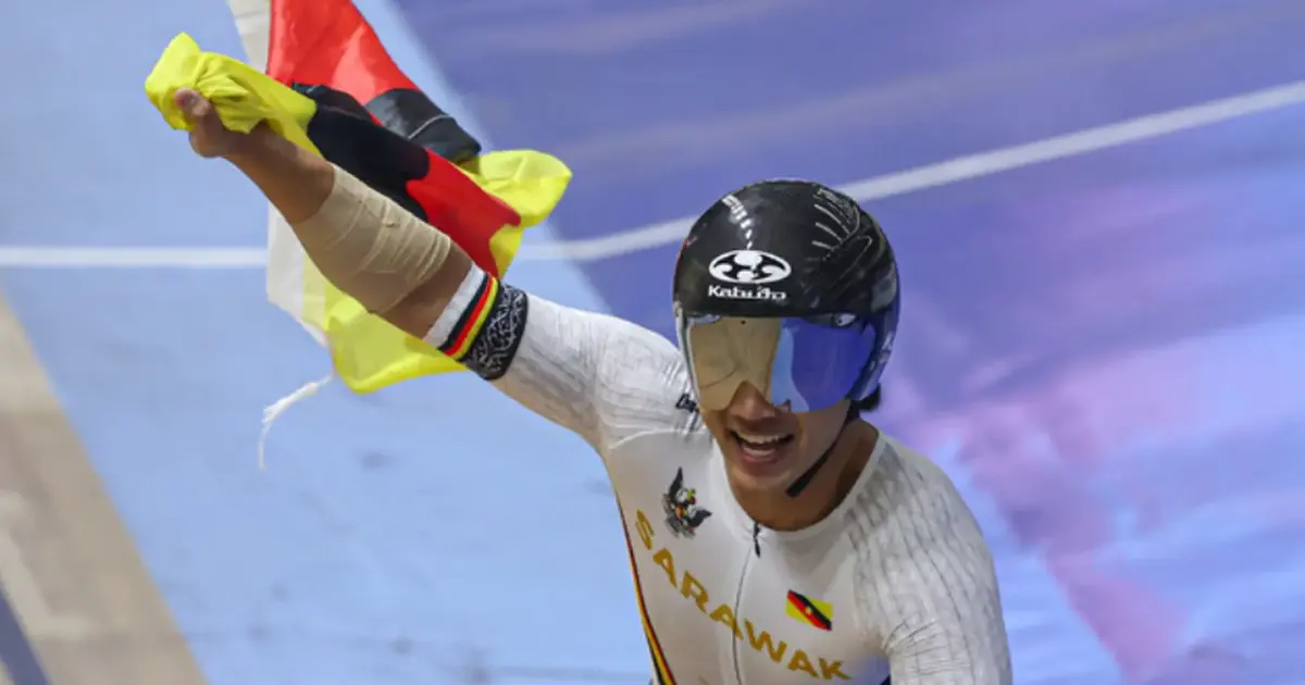 Track cyclist Adib’s golden Sukma gift for home state and Mum