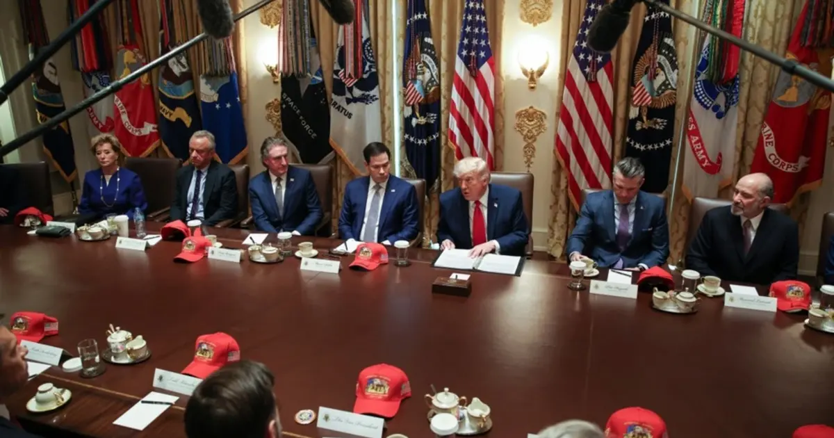 Trump convenes Cabinet at Camp David amid simmering Iran war