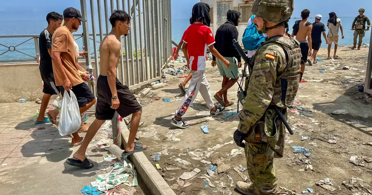 EU grapples with migrant crisis in Spain’s N. African enclave