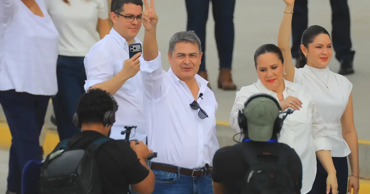 Honduran ex-president returns home after Trump pardon