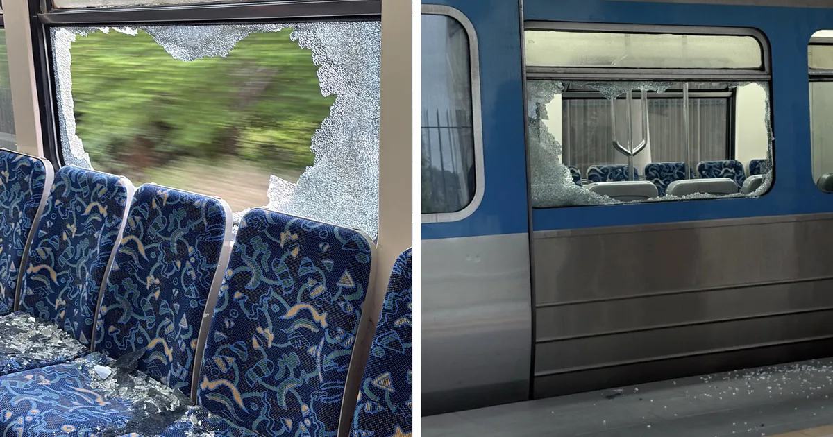 ペルリスでKTM列車に物体投げ込まれ窓破損
