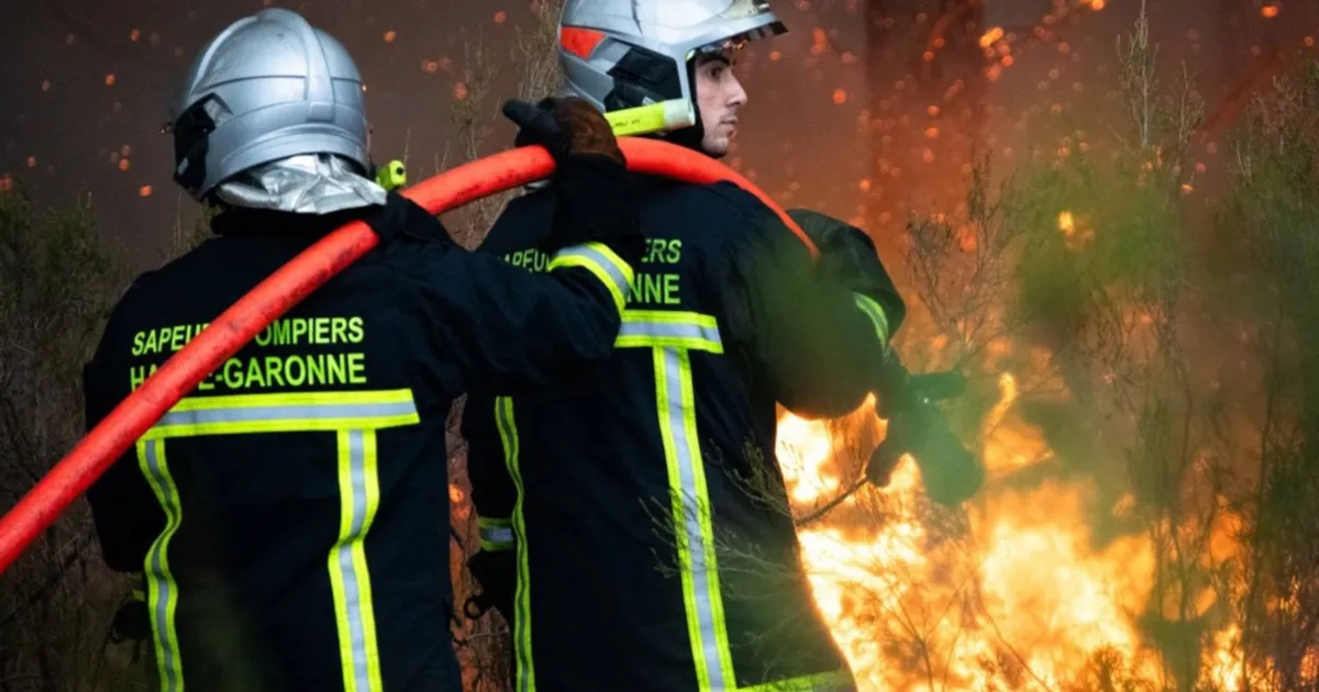 フランス・スペイン、山火事と戦う