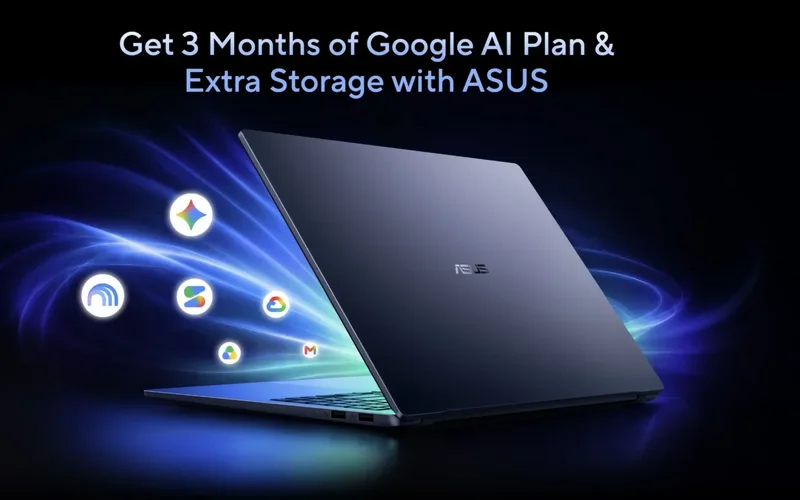 Asus Menawarkan Model Laman Sesawang Tertentu Akses Tiga Bulan Kepada Google AI Pro Atau AI Plus