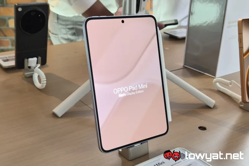 OPPO、8000mAh電池搭載のPad Miniをマレーシア投入