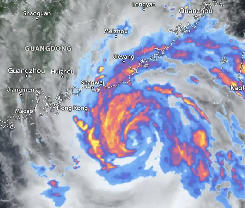 2026年中国最強台風が広東省上陸