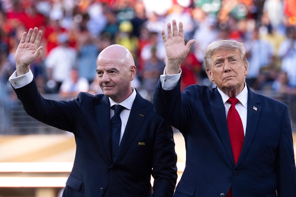 Fifa’s Infantino hits back at World Cup detractors, accusing them of ‘spreading hate’