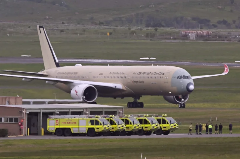 カンタス航空A350、23,076kmの試験飛行完了