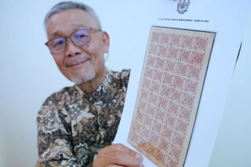 Kumpulan setem North Borneo mendapat pengiktirafan antarabangsa kepada pengumpul setem Malaysia dengan anugerah emas yang jarang ditemui