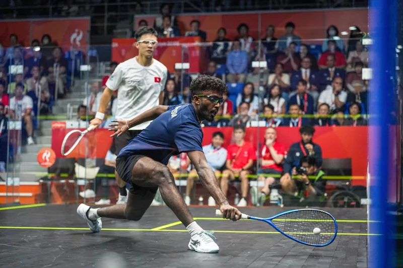 マレーシアのアミーシェンラジ、インド下し決勝進出