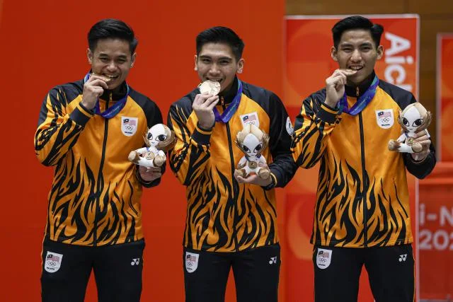 男子カタ団体、マレーシアがアジア大会で銅メダル