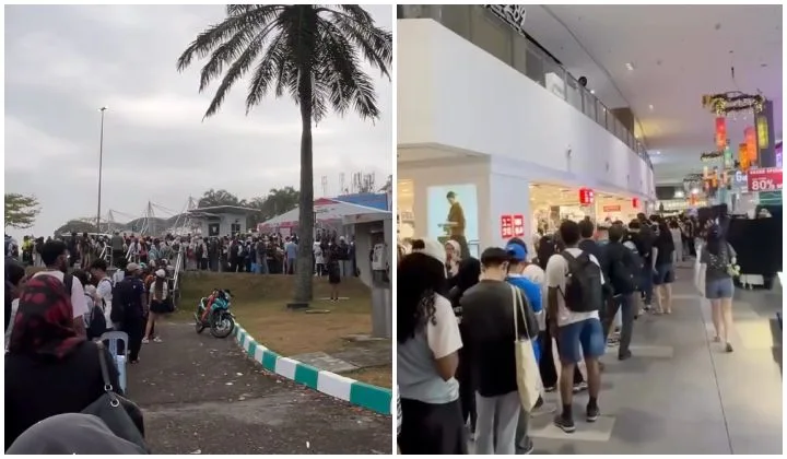 Malaysians Test Their Fortitude As Queues To Get Into Sepang Begin