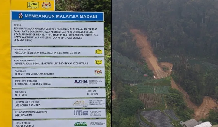 RM430 Million To Save 0.5km? Cameron Highlands' Bypass Plan And The Mountain In The Way