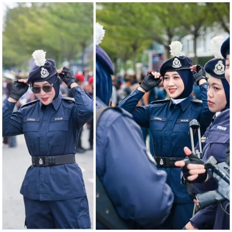 女性警官「パレードのトゥドゥンは統一性のため」