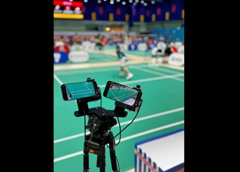 AIバドミントン判定システム、シンガポールで国際デビュー