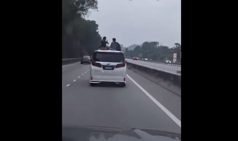 高速道路でアルファードが危険運転、批判と捜査招く