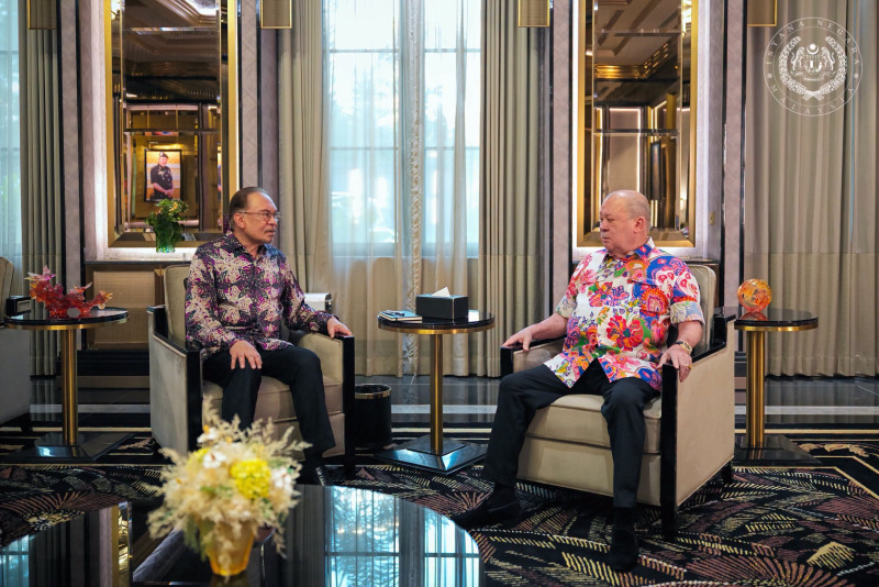 King grants audience to Anwar, briefed on Merdeka Day preparations