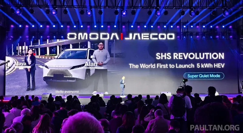 Omoda C7 HEV debuts larger 5 kWh battery, offering longer EV-only range – coming to Malaysia in 2027