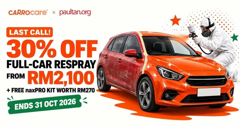 Carro Care、全塗装30％引き促進を10月31日まで実施