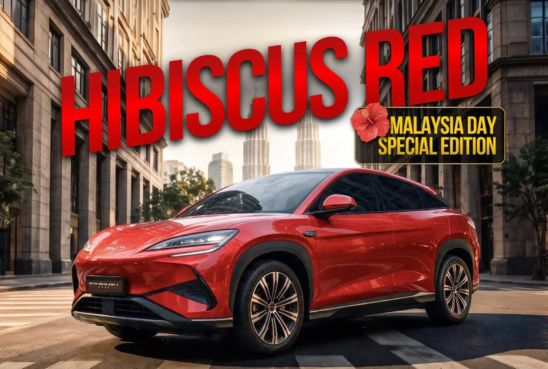 BYD Sealion 7 Hibiscus Red unveiled for Malaysia Day, limited to 16 units