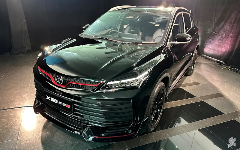 Proton X50 Sport Edition 2026 officially revealed: Blacked-out look, red accents, now open for booking