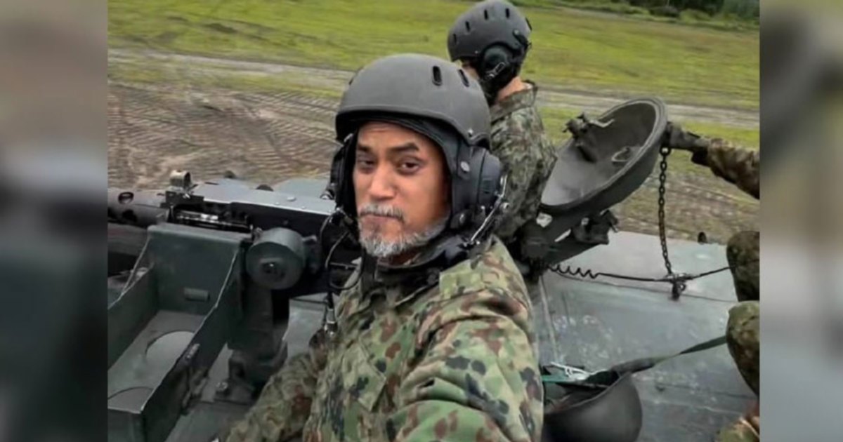 KJ spotted on Japan Ground Self-Defense Force tank