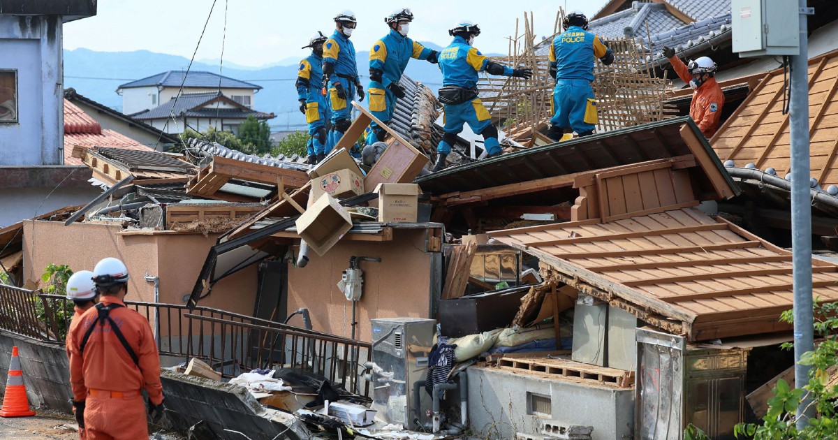 Up to 23 feared dead in Japan quake