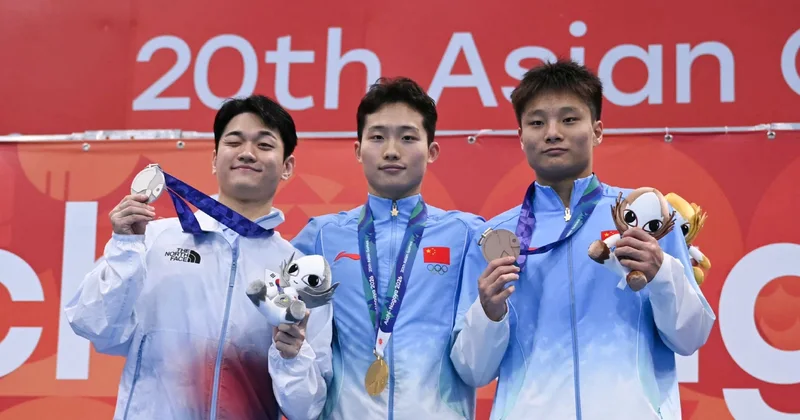アジア大会、マレーシア飛込メダルが伸び悩み