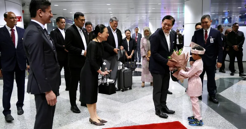Thailand's foreign minister arrives for 2-day Malaysia visit
