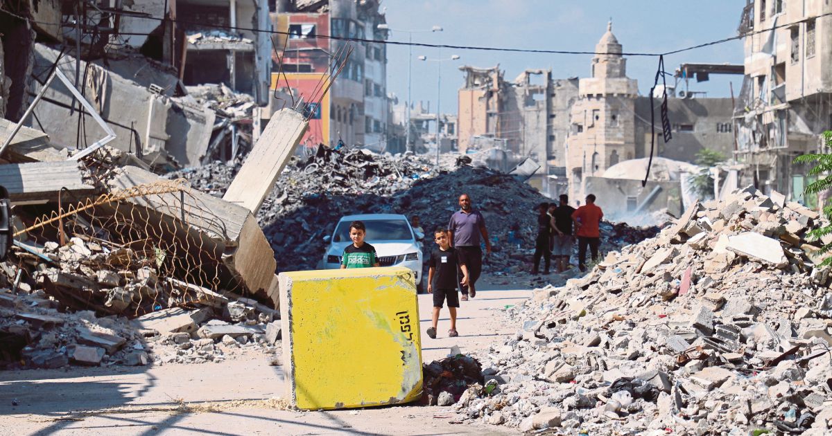 Israel's 'yellow line' pushing Gazans from home